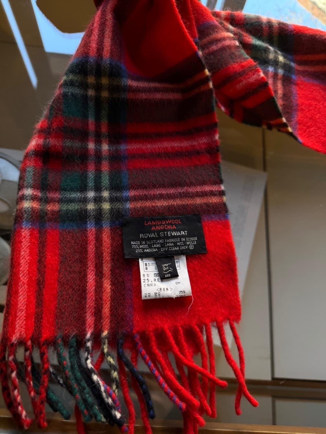 로열 스튜어트 캐시미어 머플러 상품이미지4
