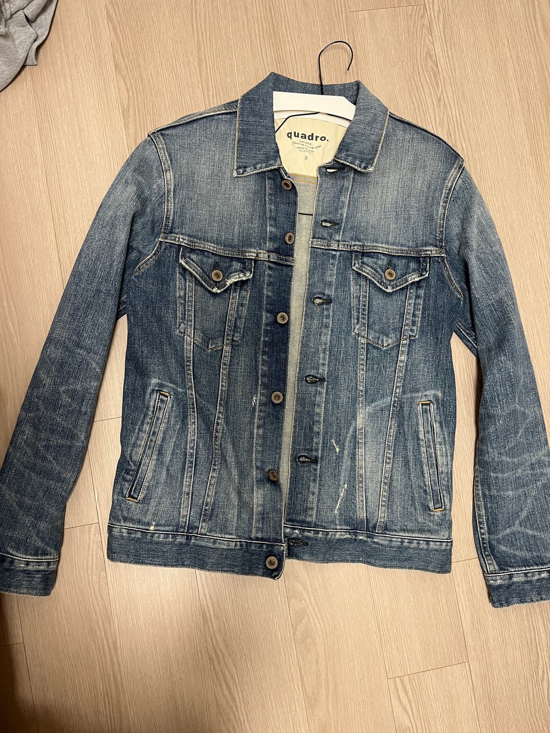 [2]Quadro janpanese denim jacket 상품이미지1