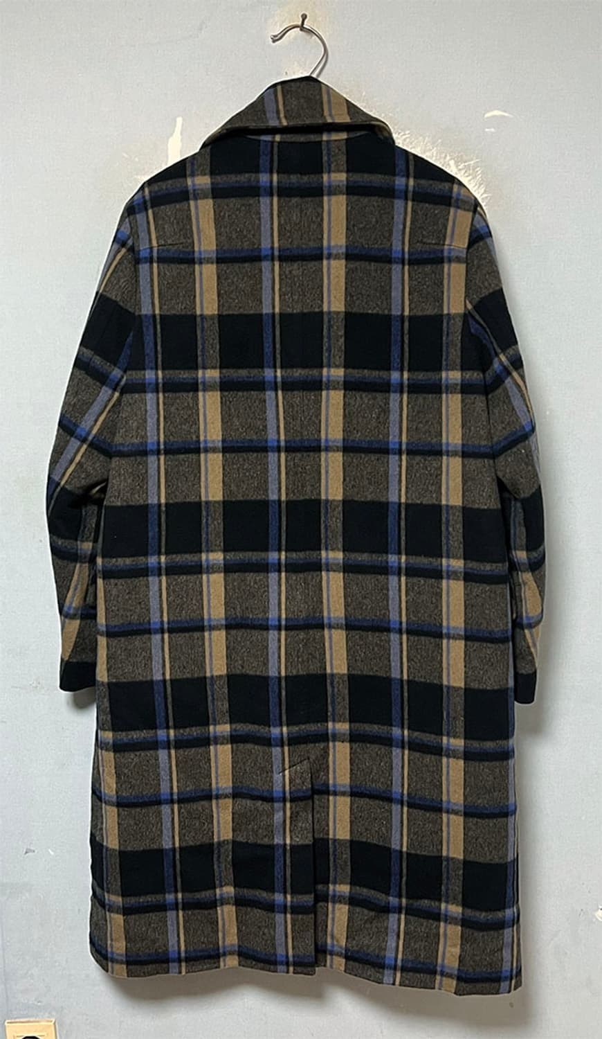 빈폴 여자 롱 모직자켓 새상품 체크 캐주얼 M 95 66 상품이미지2