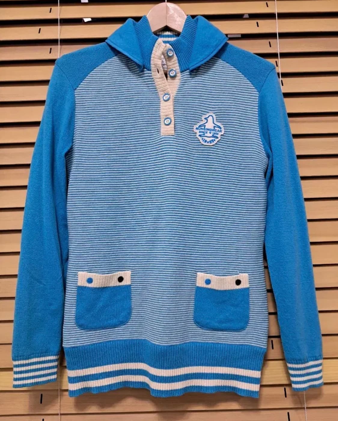 먼싱웨어골프 여성방풍울캐시집업 상품이미지2