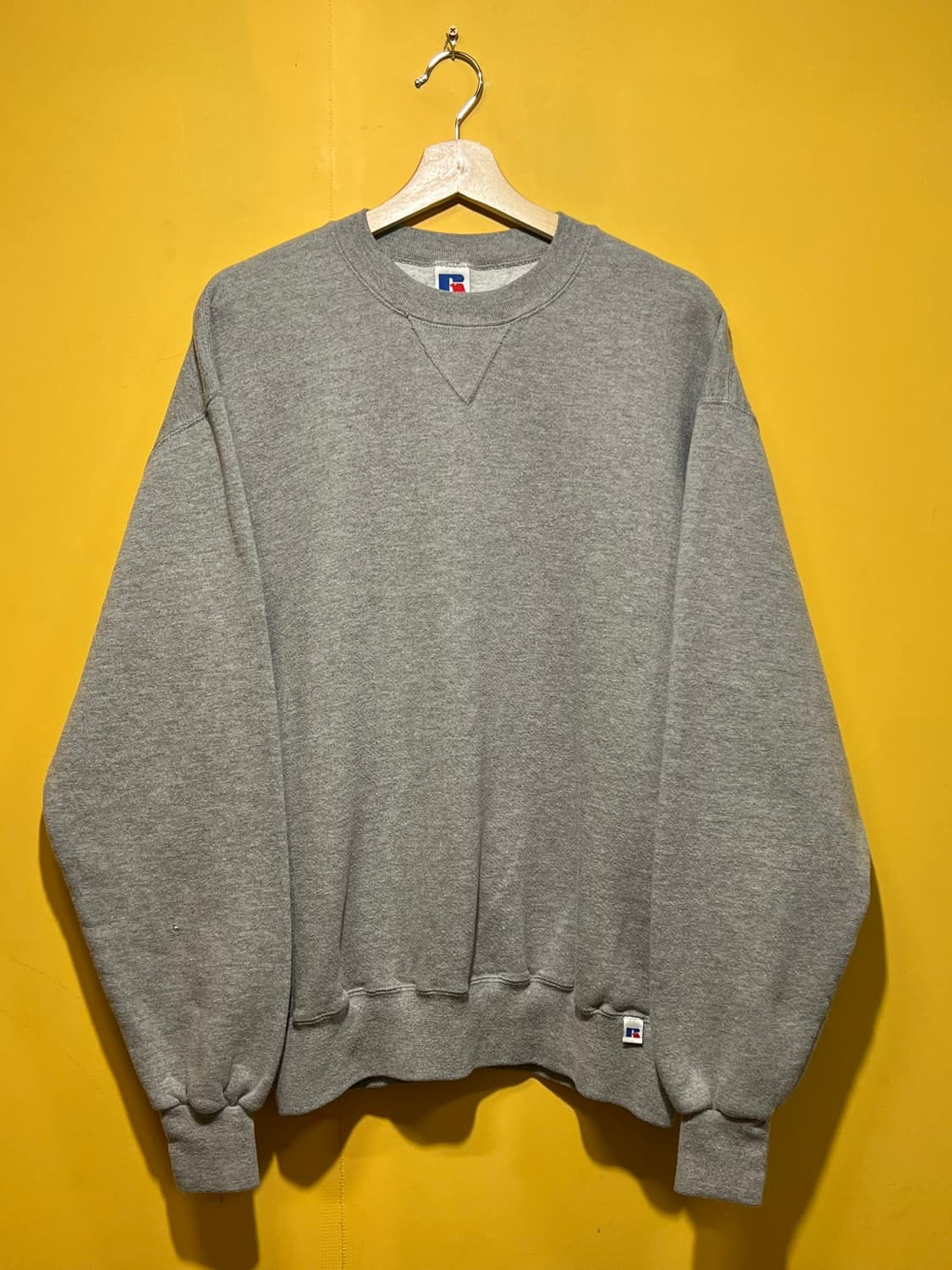 90s [L] 러셀 맨투맨 빈티지 스웨트셔츠 그레이 상품이미지1