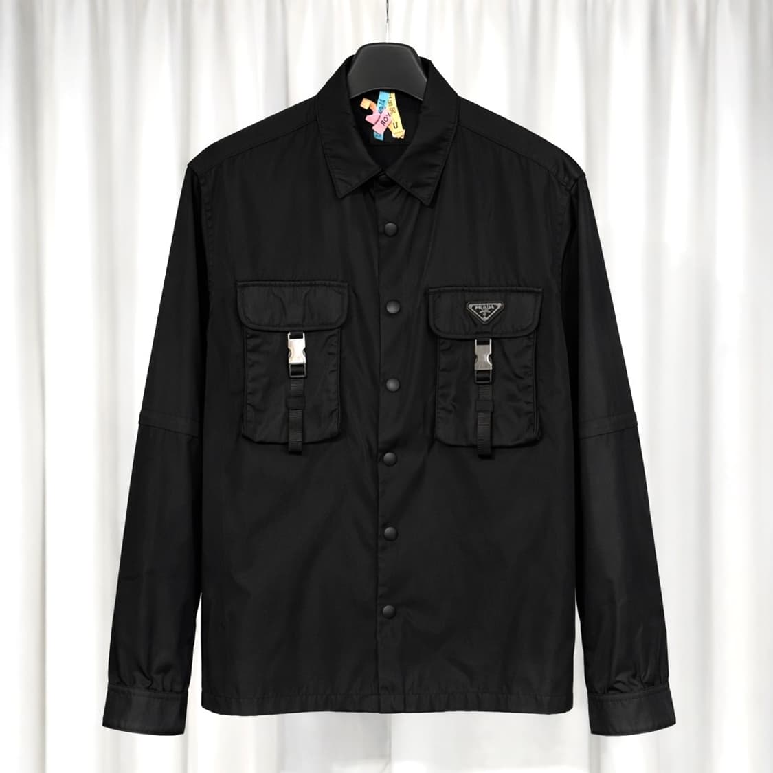 프라다 투포켓 버클 리나일론 셔츠 상품이미지1