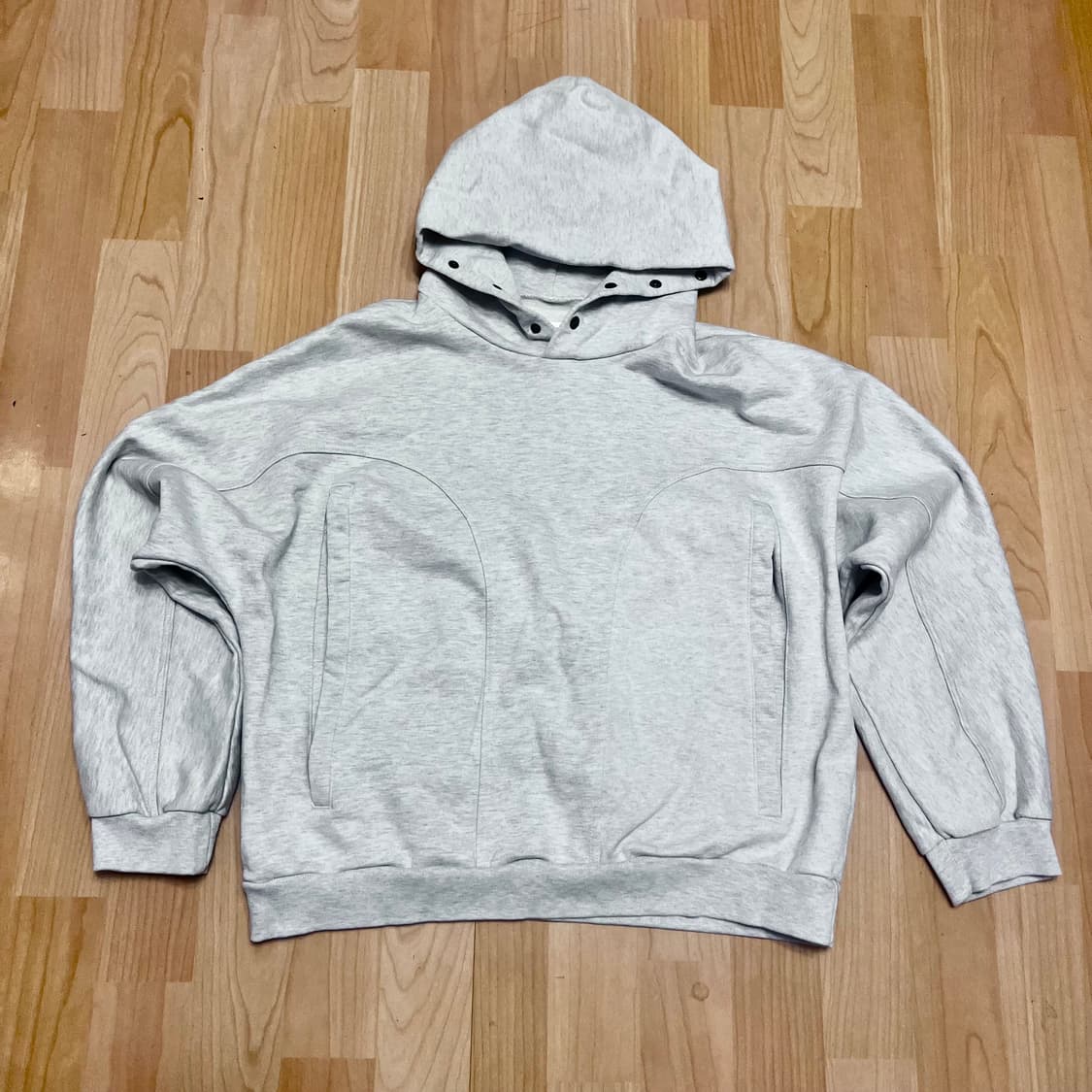 (1) 그레일즈 지오메트리 후드 헤더 그레이 상품이미지1