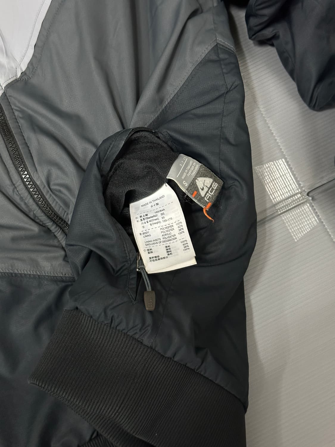 나이키 ACG 리버시블 후리스 자켓 블랙 그레이 95 상품이미지4