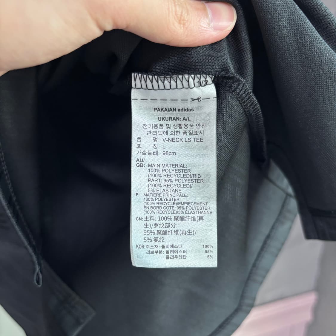 아디다스 아디컬러 피케 풋볼 롱슬리브  상품이미지3