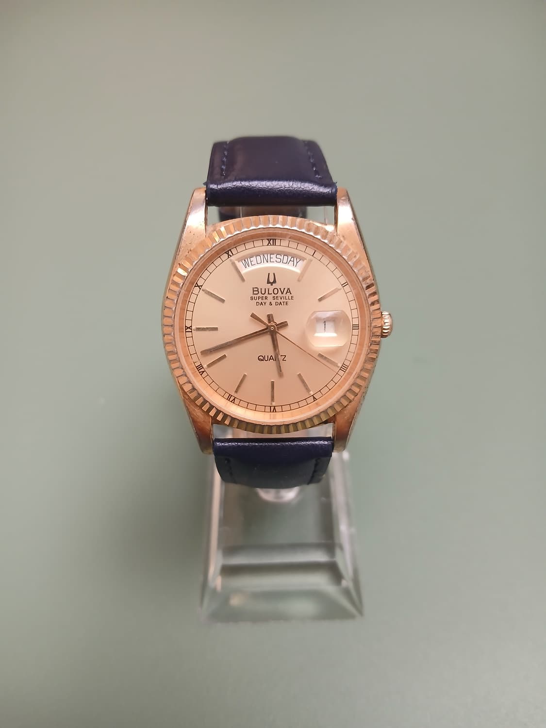 빈티지 부로바 슈퍼세빌 DAY&DATE 쿼츠시계 상품이미지1