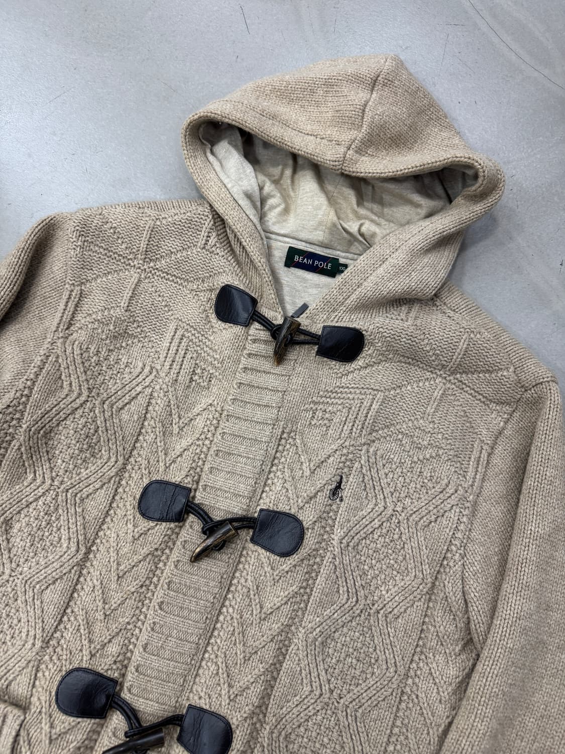 빈폴 후드 니트 집업 100 상품이미지2