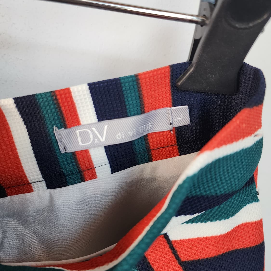 명품 D&V 패턴 플레어 스커트 상품이미지5