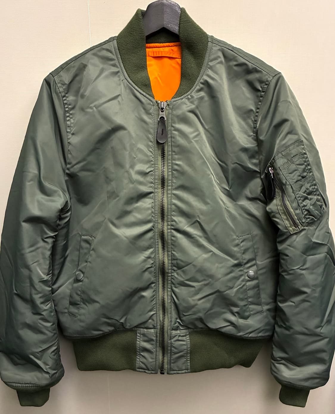 (M/95)YMCLKY USAF 울파일 MA-1 플라이트 항공자켓 복각 상품이미지1