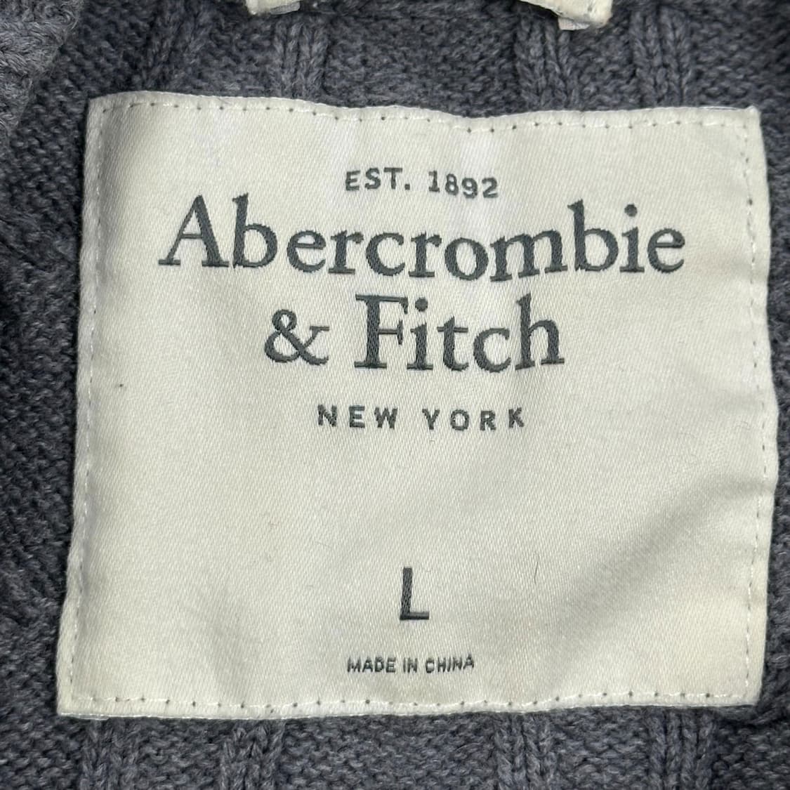 아베크롬비 여성 엘크 케이블 니트 그레이 여성L 상품이미지4