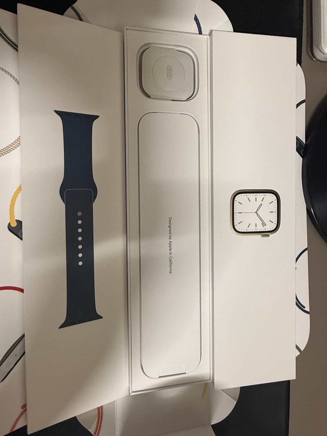 애플워치7 45mm 스테인리스 골드 셀룰러 배터리성능 100% 상품이미지8