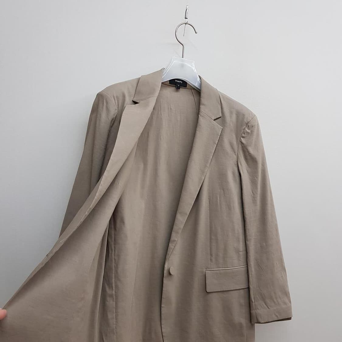 띠어리 Theory 2022 린넨 혼방 싱글 테일러드 자켓 2사이즈 상품이미지5