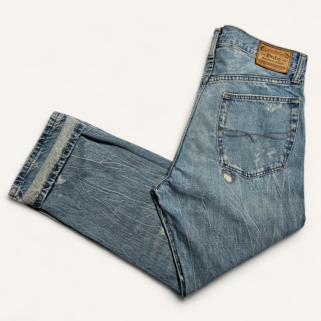 [32X30][폴로 랄프로렌]빈티지 클래식핏 디스트레스트 진 상품이미지3
