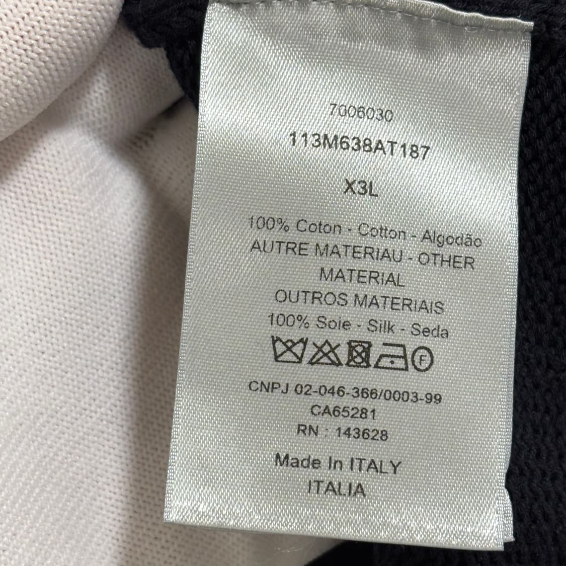[3XL]디올 오블리크 니트 상품이미지3