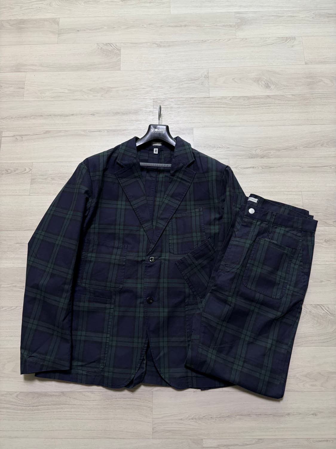 올리브드랩서비스 ODS 커뮤터 셋업 블랙와치 M사이즈 판매 상품이미지1