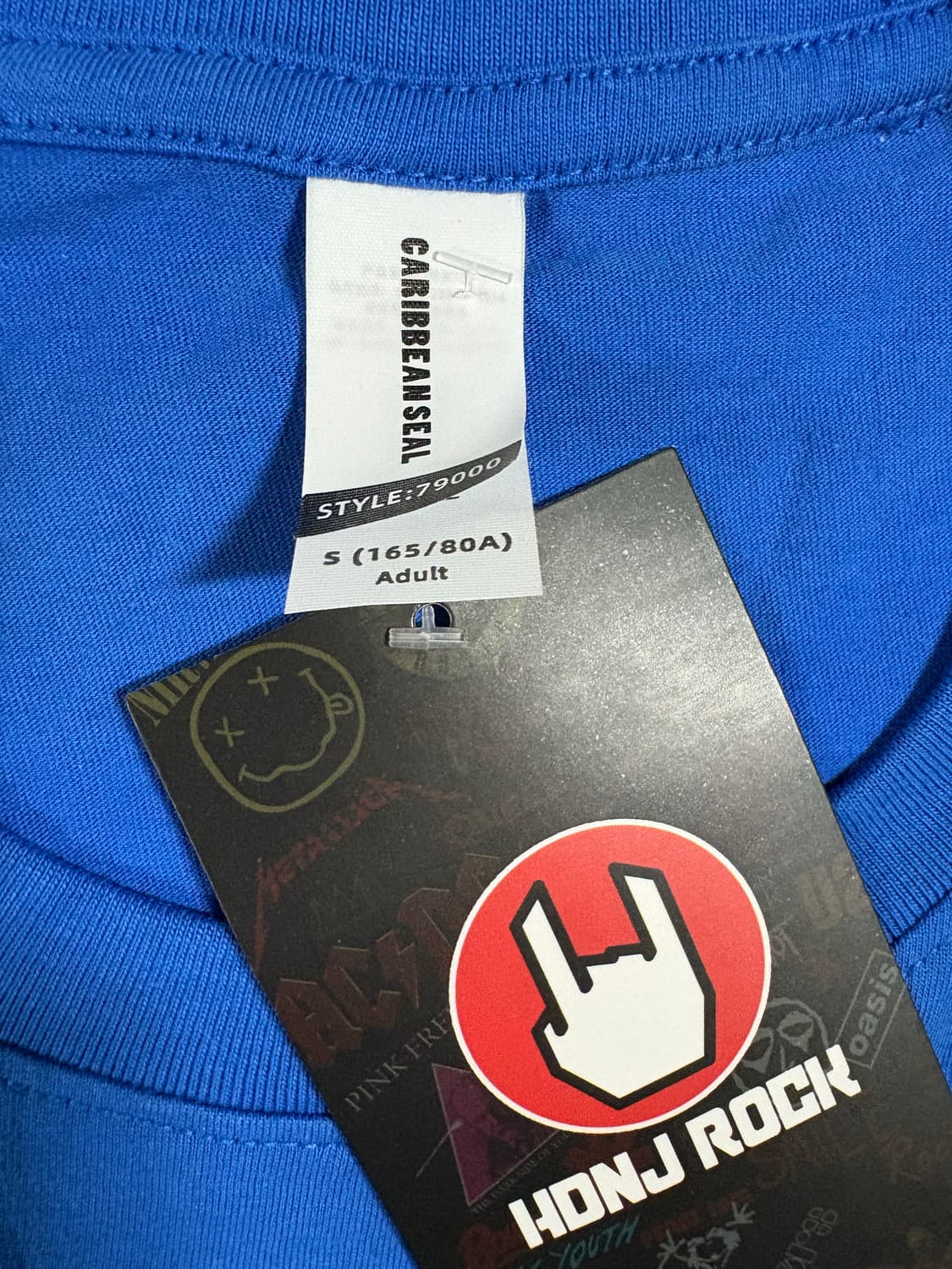 비틀즈 프린팅 블루 티셔츠 상품이미지3