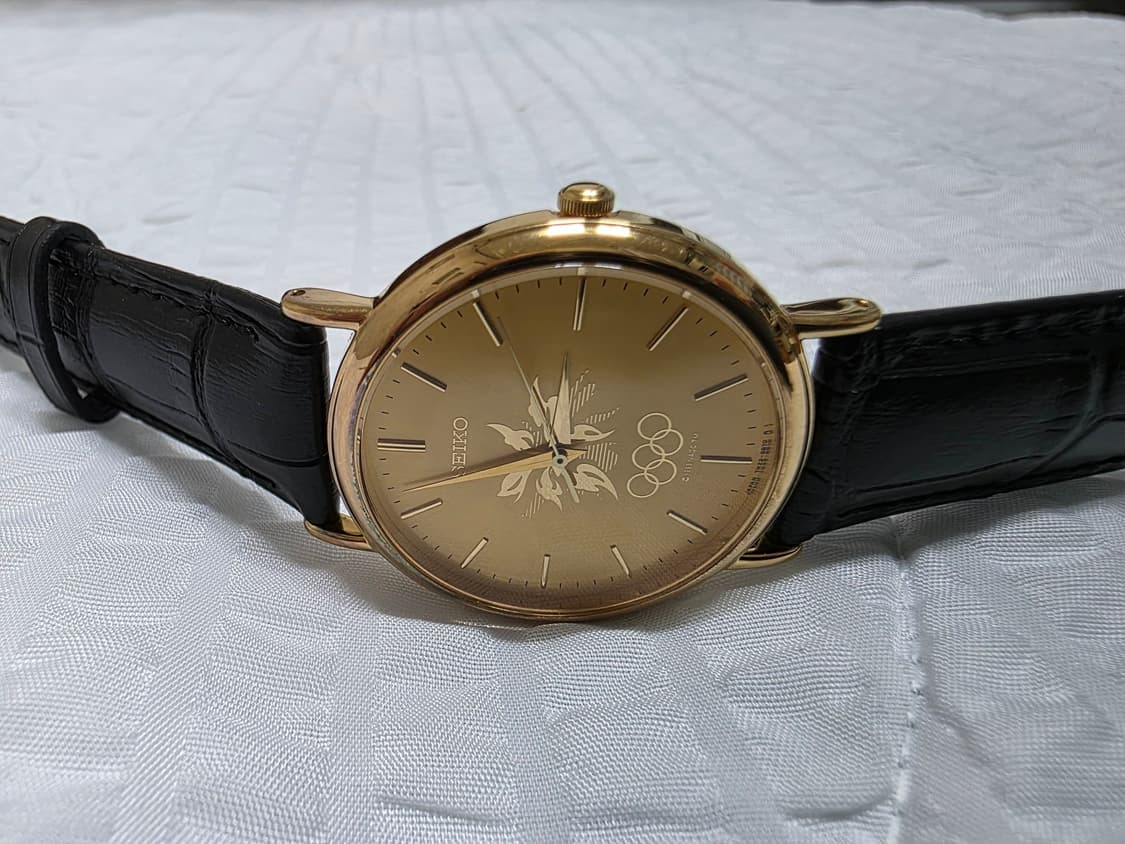 세이코 나고야 동계올림픽 기념 쿼츠 시계 seiko watch 워치 상품이미지8