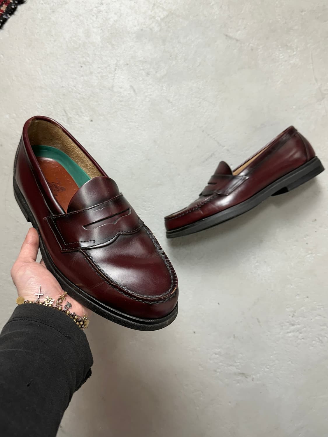 90's 레드윙 블랙체리 페니로퍼 레드윙 부츠 로퍼 상품이미지3