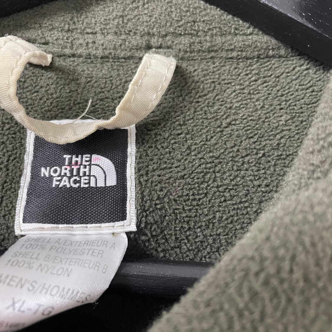 노스페이스 후리스 카키 셔츠 XL 상품이미지5