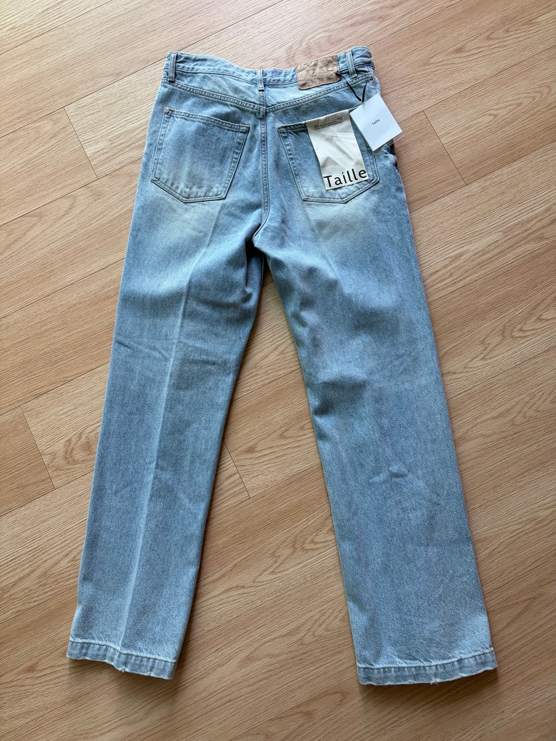 CALI WASH DENIM TROUSERS LIGHT BLUE 상품이미지5