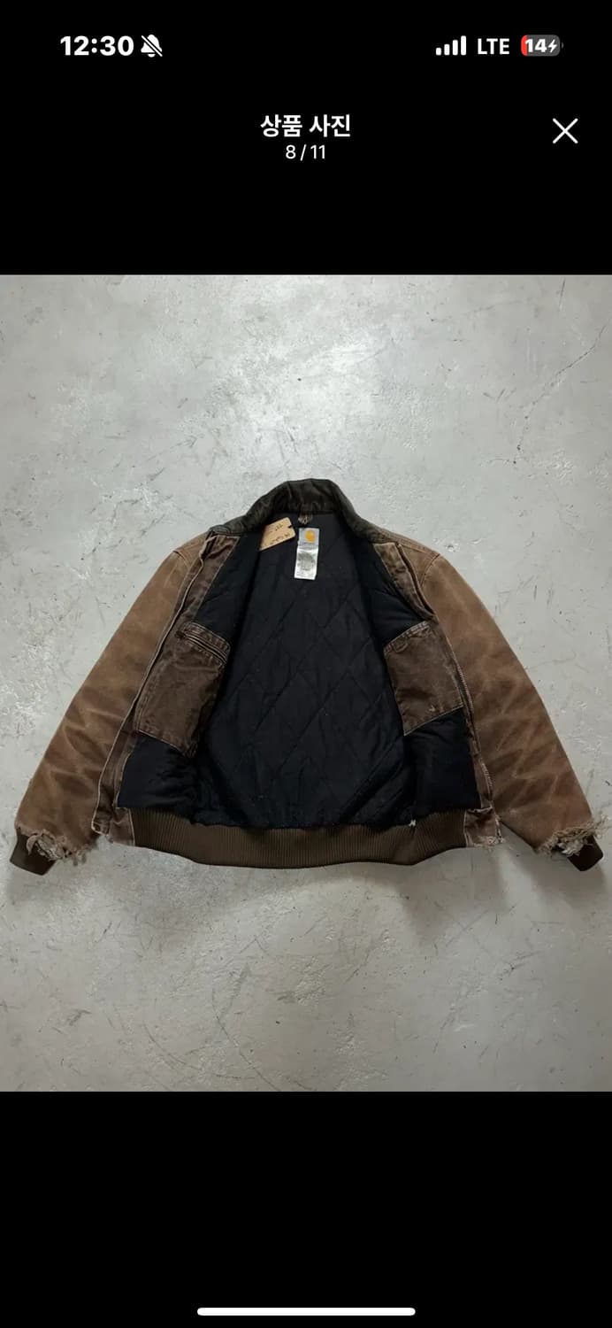 [M] 00's OG 칼하트 J14 산타페 자켓 칼하트 DKB 디트로이트 상품이미지6