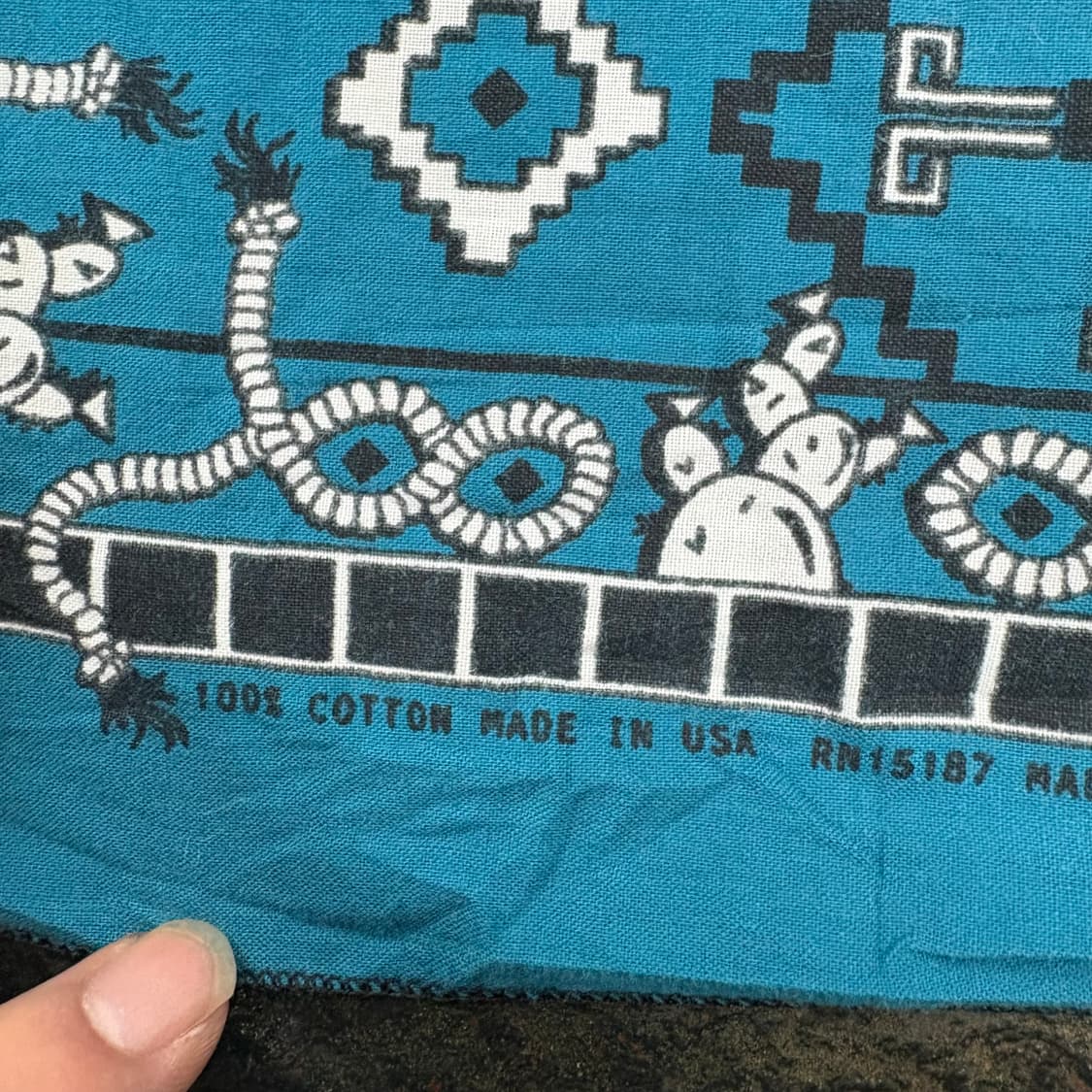 90s usa 랭글러반다나 상품이미지2