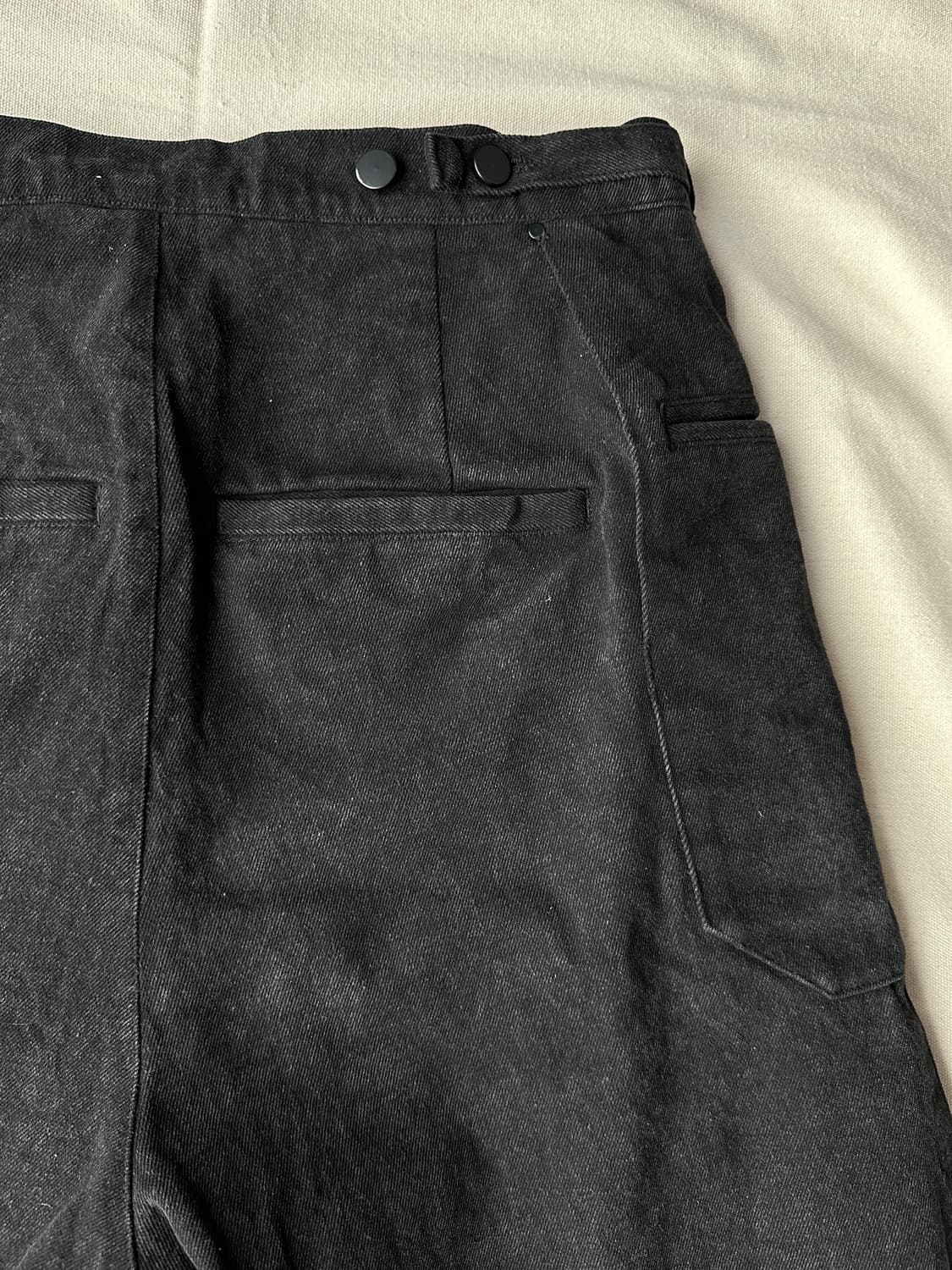 폴리테루 리소 블랙 데님 팬츠 3(L) 상품이미지8