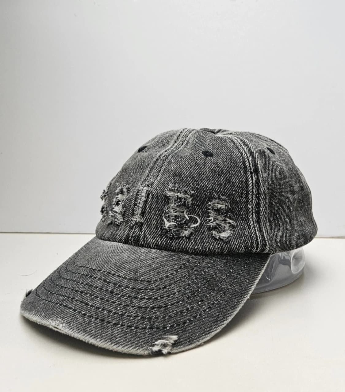 Aries 아리에스 블랙 데님 볼캡 상품이미지1
