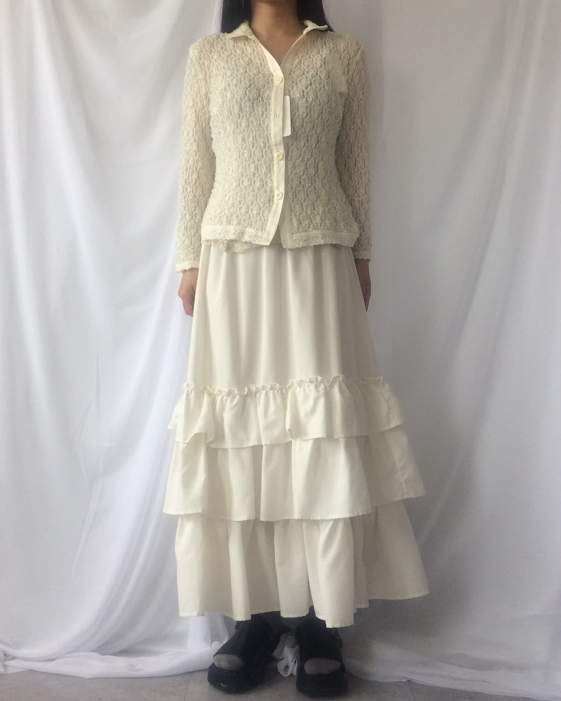 Lace shirt 상품이미지1