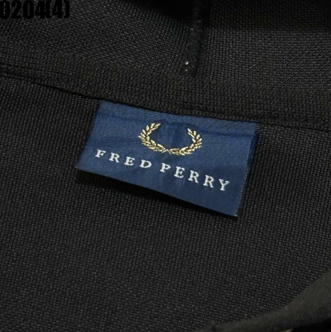 [실측확인] 프레드페리 테이프라인 블랙 트랙자켓 후드 집업 0204(4) 상품이미지3