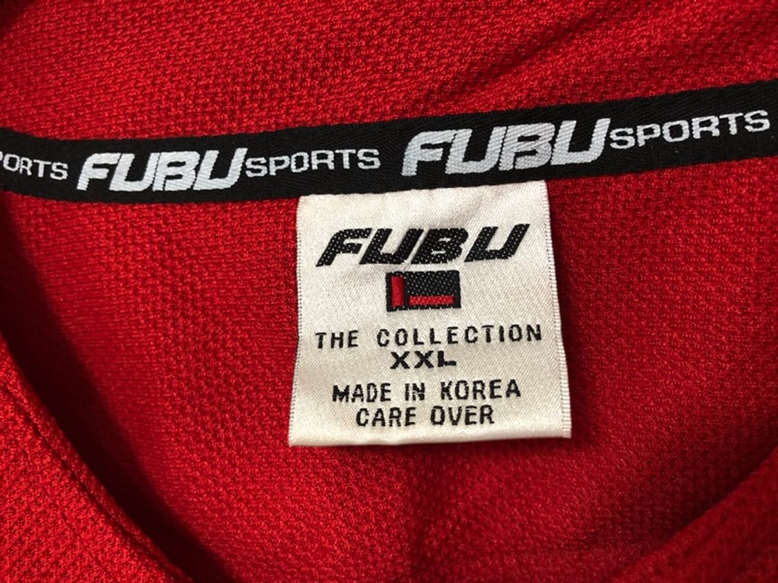 후부(FUBU)스포츠 베이스볼져지 올드스쿨/Y2K/빅사이즈 XXL 상품이미지4