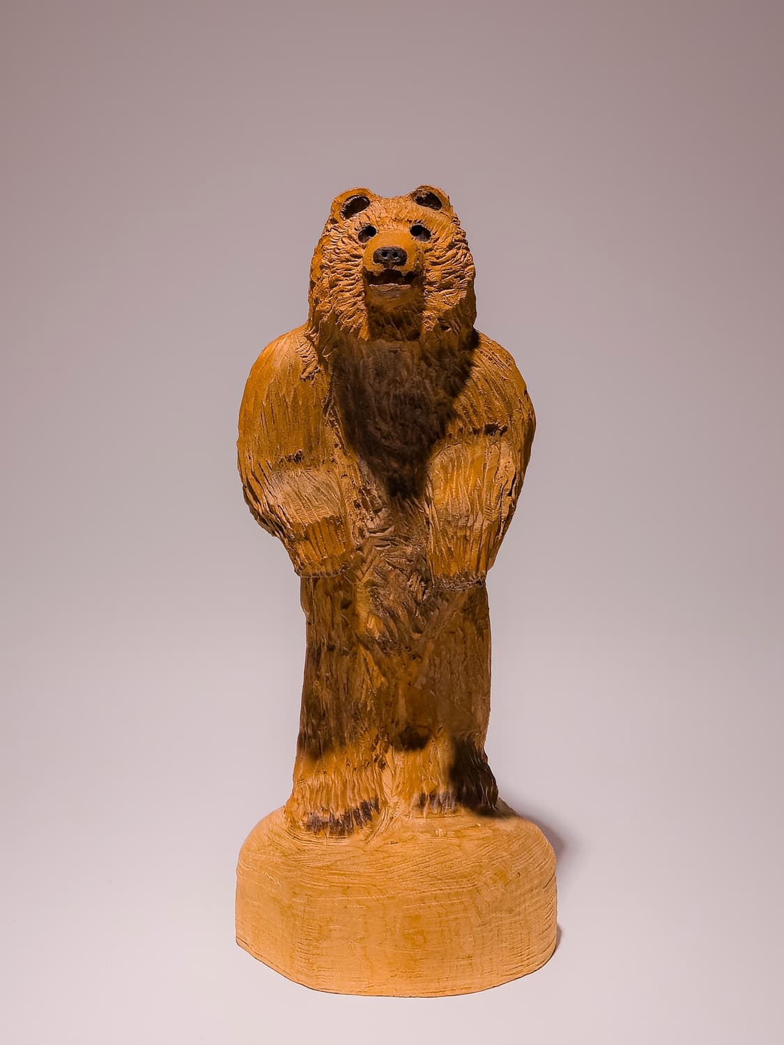 Hand-carved Wooden Standing Bear 상품이미지3