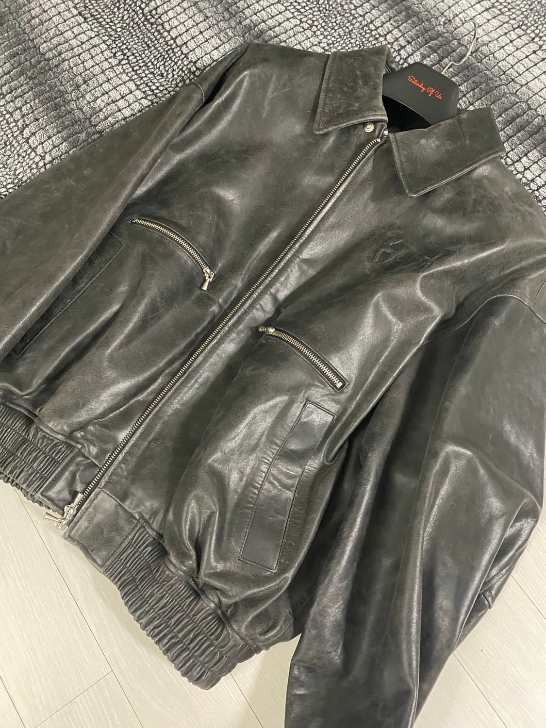 stu 행크 가죽자켓 m 상품이미지6