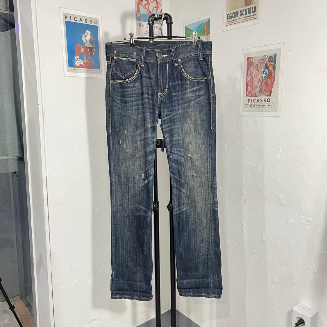 리바이스 504 스트레이트핏 데님 팬츠 상품이미지2