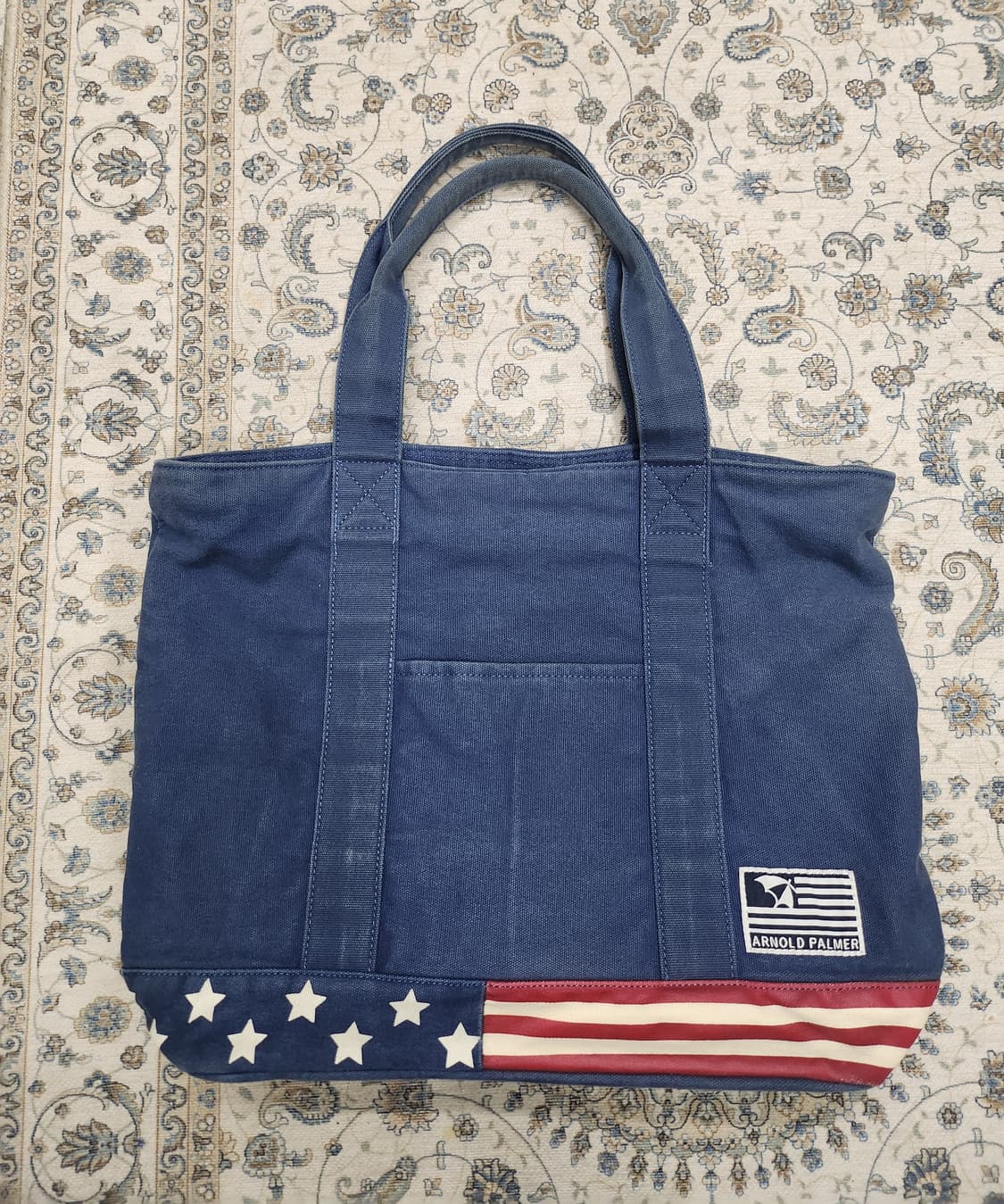 아놀드파머 데님 토트백 성조기 상품이미지1
