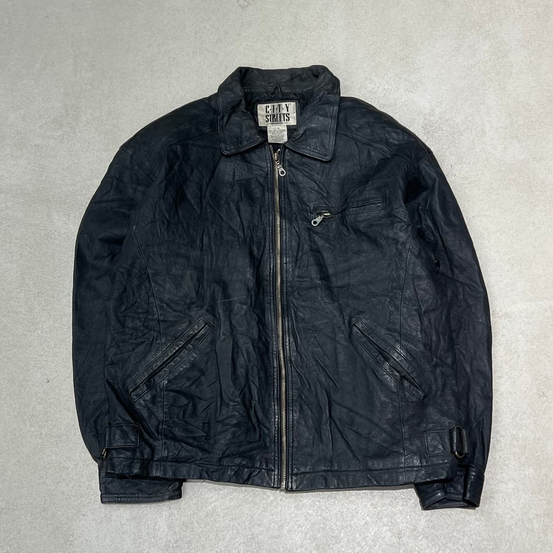 씨티스트릿 레더 봄버자켓 s10201 상품이미지1