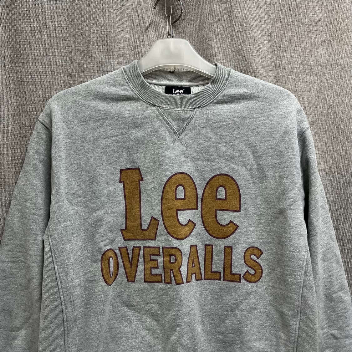 [M/오버핏] Lee 리 빈티지 로고 오버롤즈 긴팔 맨투맨 상품이미지5