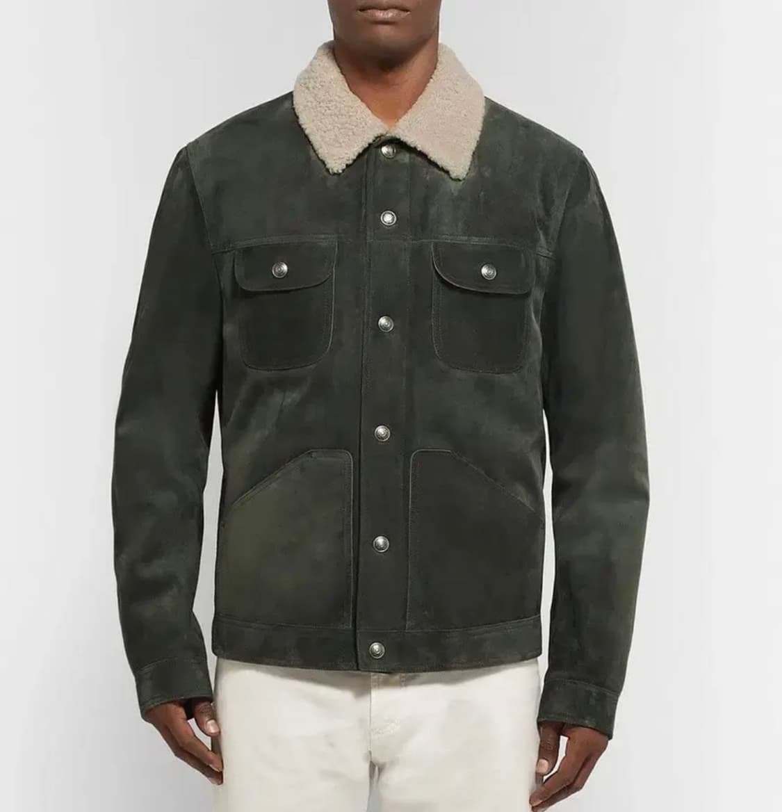 TOM FORD SUEDE DOWN TRUCKER JACKET 상품이미지1
