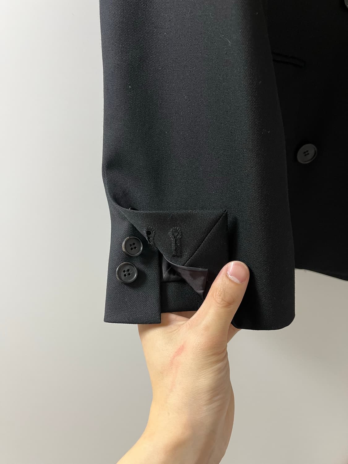 [타일레]Oversize Double breasted (블랙)_2size 상품이미지4