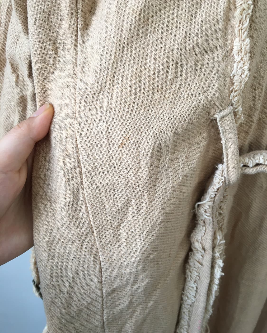 Benetton grunge point belted jacket 상품이미지8