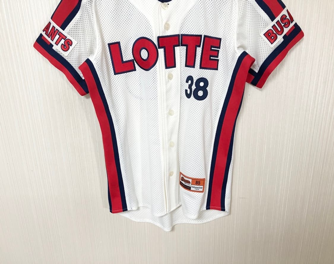 KBO 카멜레온어센틱 롯데자이언츠 챔피언 홈유니폼 85 #38 정대현 상품이미지3