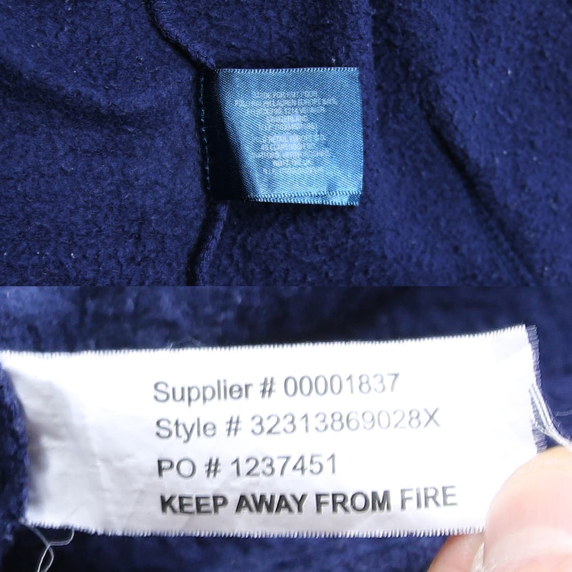 (착용컷) 폴로 랄프로렌 스웻 후드 집업 (98) 상품이미지9