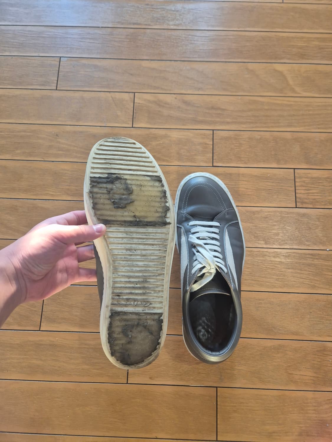 릭오웬스 반스 레더 상품이미지3