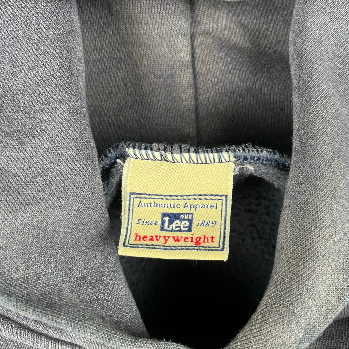 빈티지 FedEx Thrashed Ghost Pocket 후드 네이비 상품이미지4