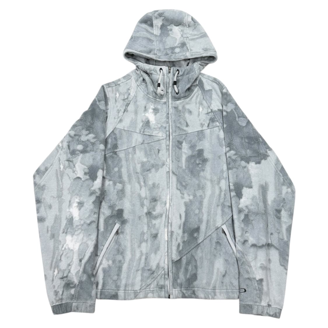 오클리 빈티지 스노우 카모 패턴 플리스 후드집업 자켓 M 상품이미지1