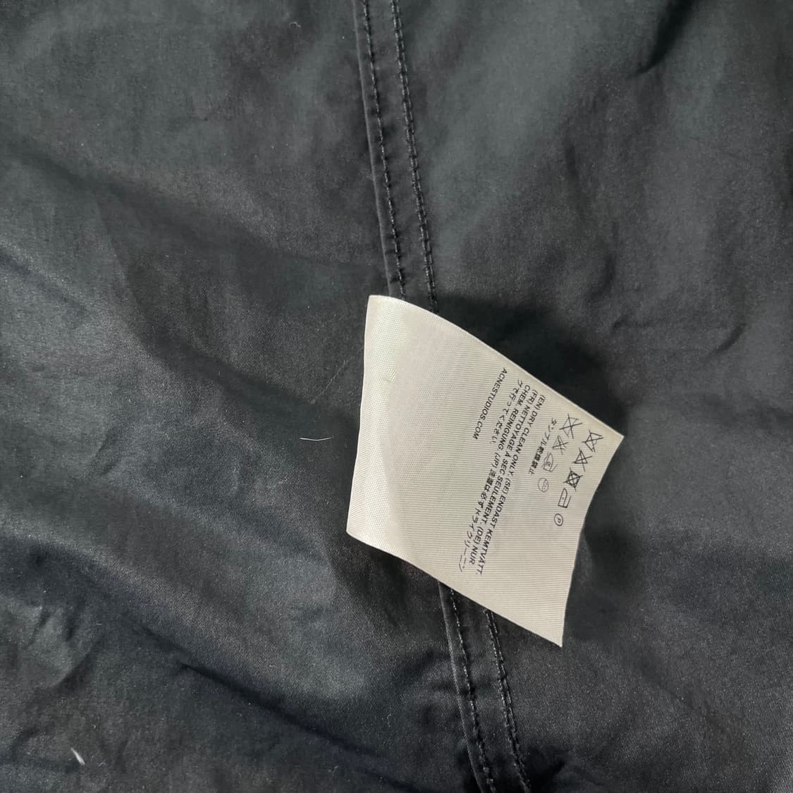 100 아크네스튜디오 코튼 싱글 코트  상품이미지5