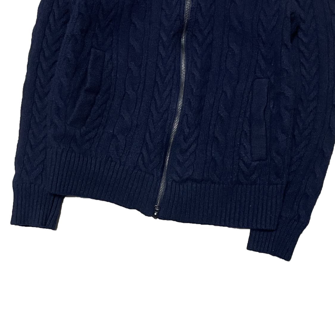 브룩스브라더스 네이비 케이블 니트 집업 상품이미지4