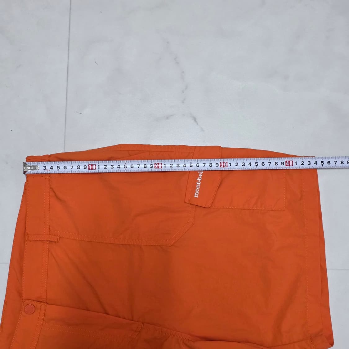 XL 몽벨 나일론 카고 쇼츠 반바지 오렌지 상품이미지7