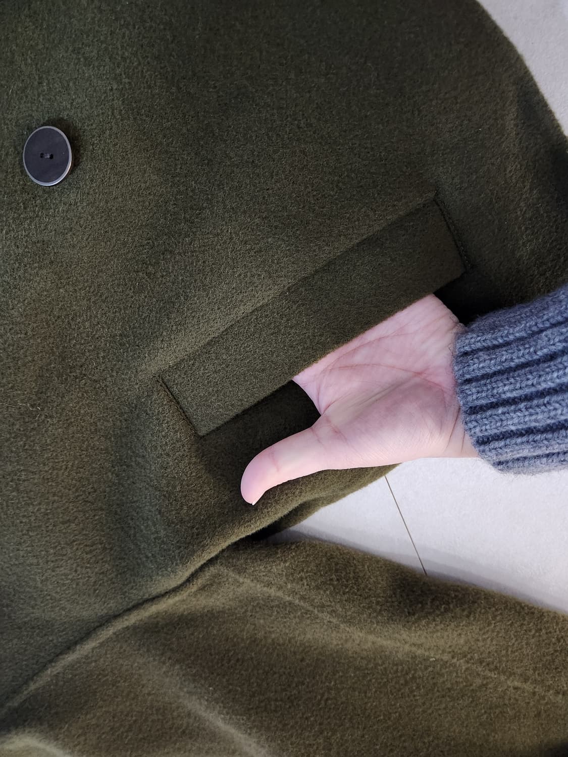 블루페페 BLUPEPE 숏울코트 상품이미지5