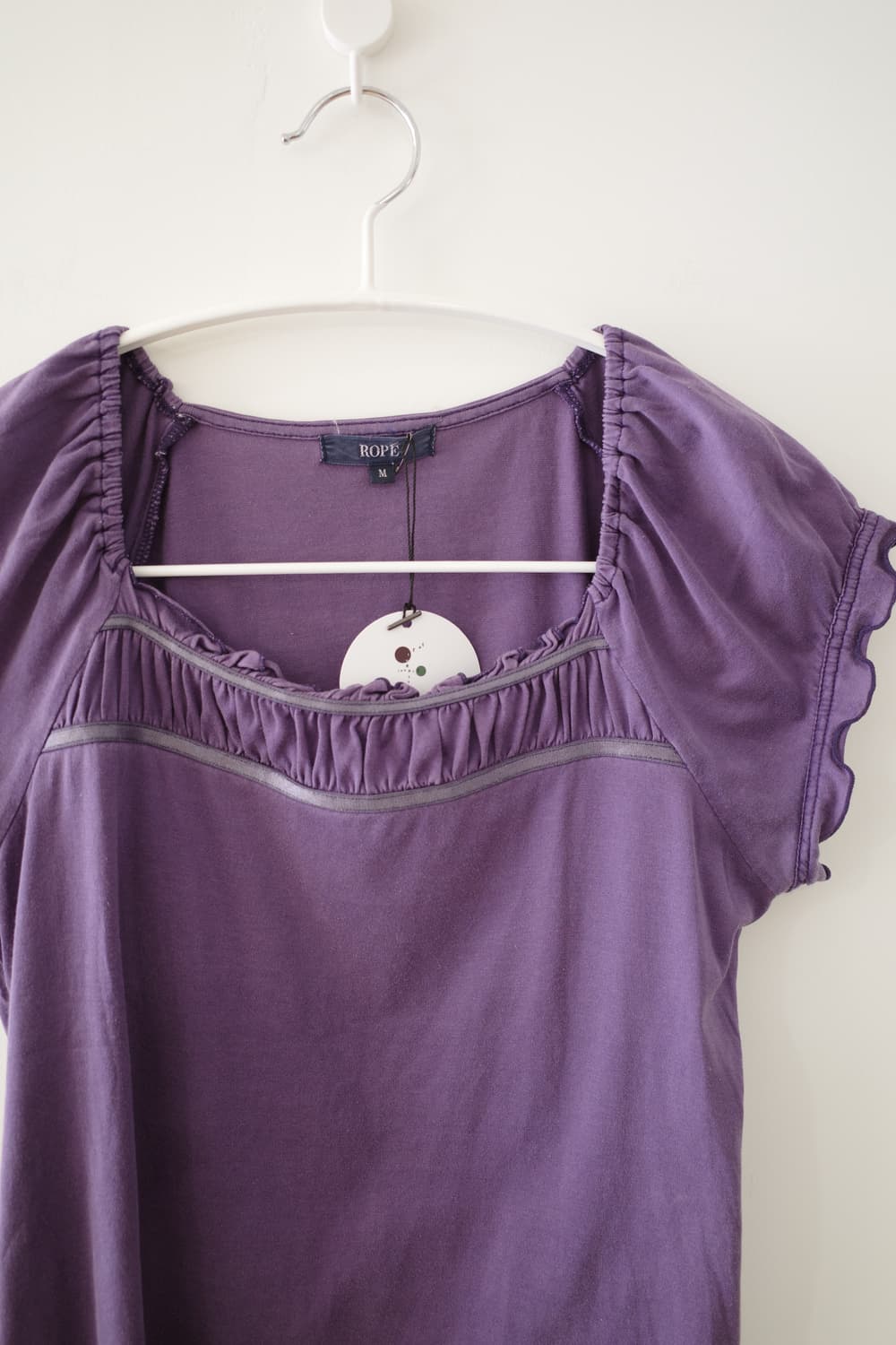 purple frill blouse 상품이미지6